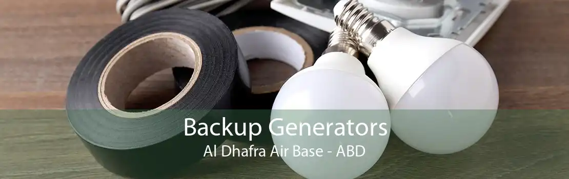 Backup Generators Al Dhafra Air Base - ABD