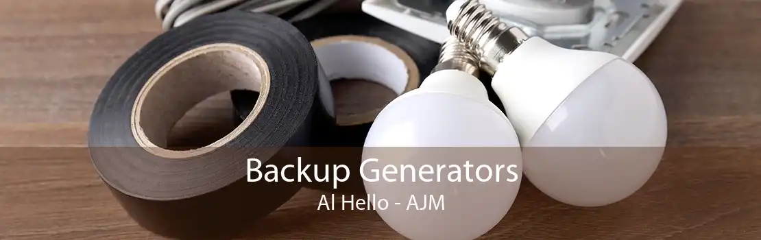 Backup Generators Al Hello - AJM