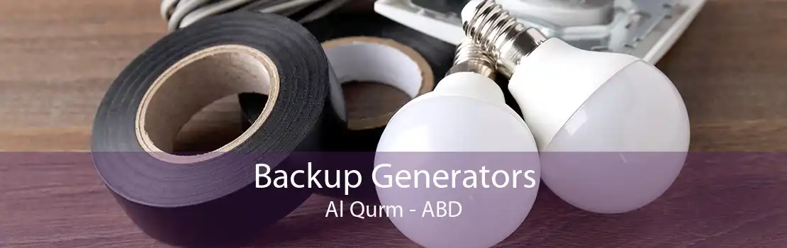 Backup Generators Al Qurm - ABD