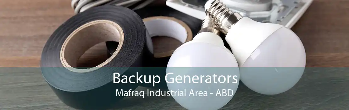 Backup Generators Mafraq Industrial Area - ABD