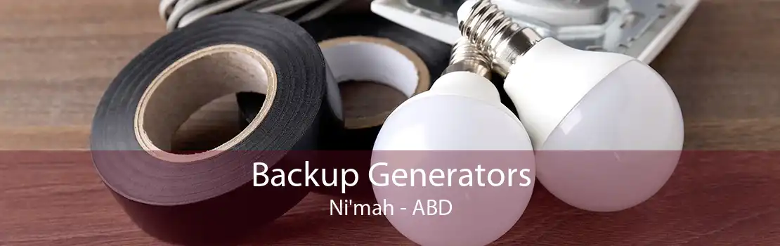 Backup Generators Ni'mah - ABD