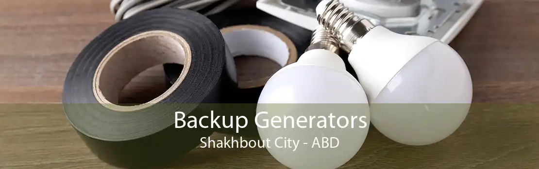 Backup Generators Shakhbout City - ABD