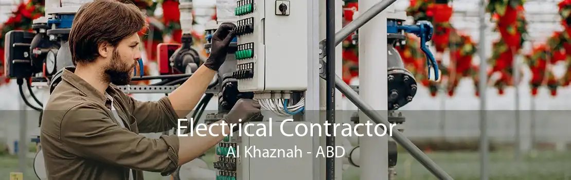 Electrical Contractor Al Khaznah - ABD