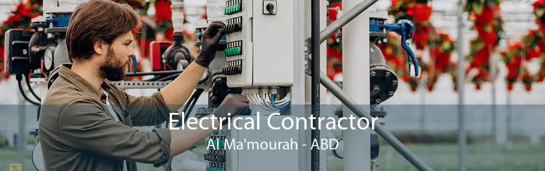 Electrical Contractor Al Ma'mourah - ABD