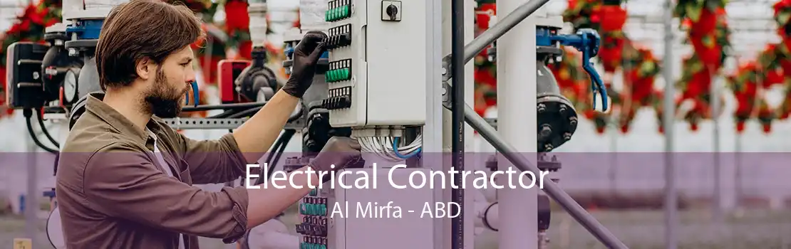 Electrical Contractor Al Mirfa - ABD