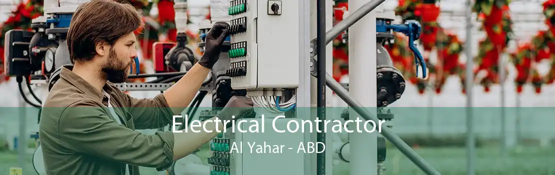 Electrical Contractor Al Yahar - ABD