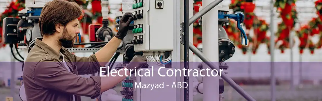 Electrical Contractor Mazyad - ABD