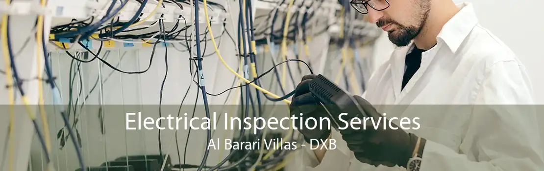 Electrical Inspection Services Al Barari Villas - DXB