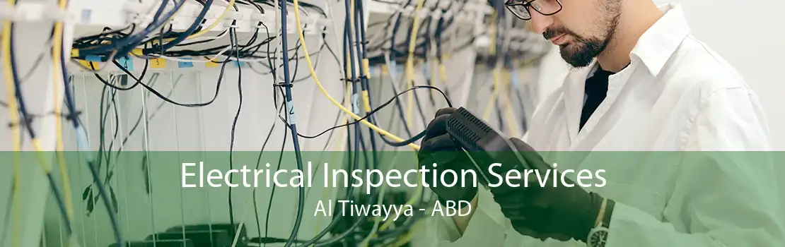 Electrical Inspection Services Al Tiwayya - ABD