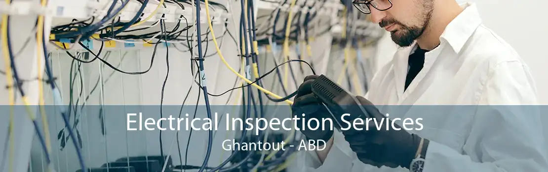 Electrical Inspection Services Ghantout - ABD