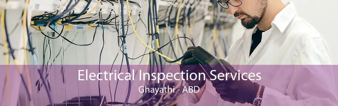 Electrical Inspection Services Ghayathi - ABD