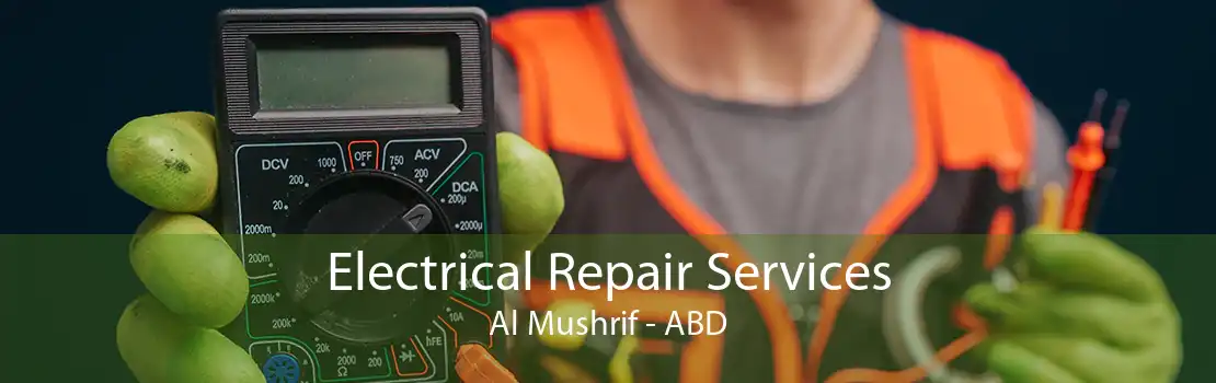 Electrical Repair Services Al Mushrif - ABD