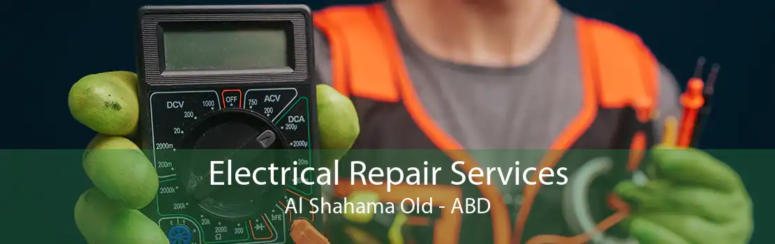 Electrical Repair Services Al Shahama Old - ABD