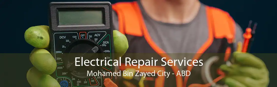 Electrical Repair Services Mohamed Bin Zayed City - ABD