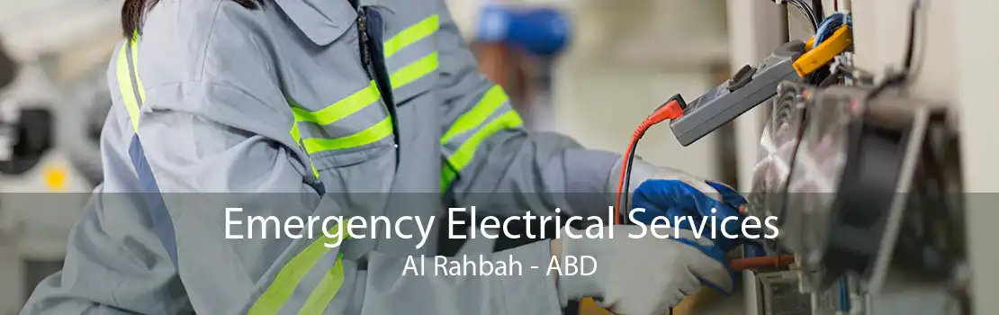 Emergency Electrical Services Al Rahbah - ABD